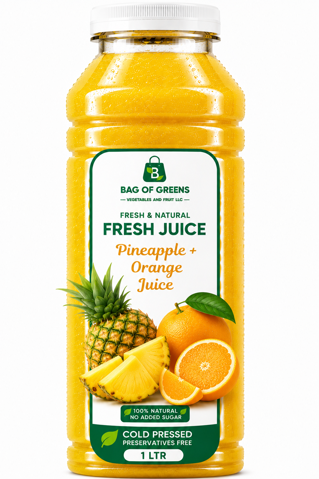 Fresh Pineapple, Orange Juice