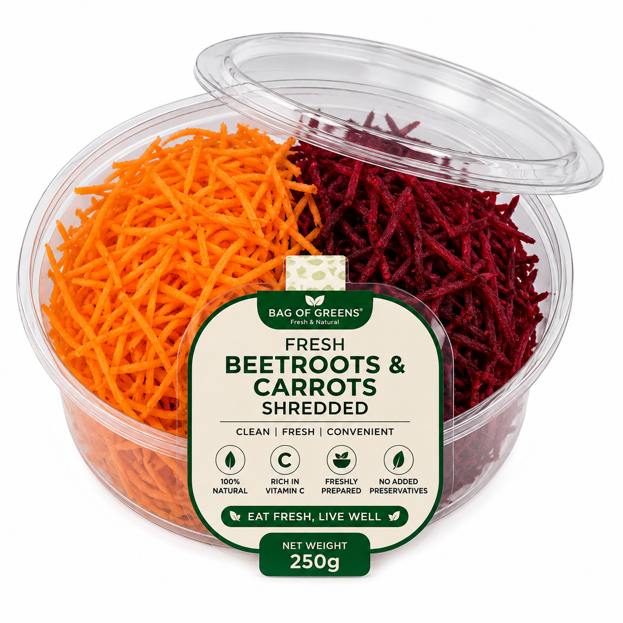 Beetroots & Carrots Shredded