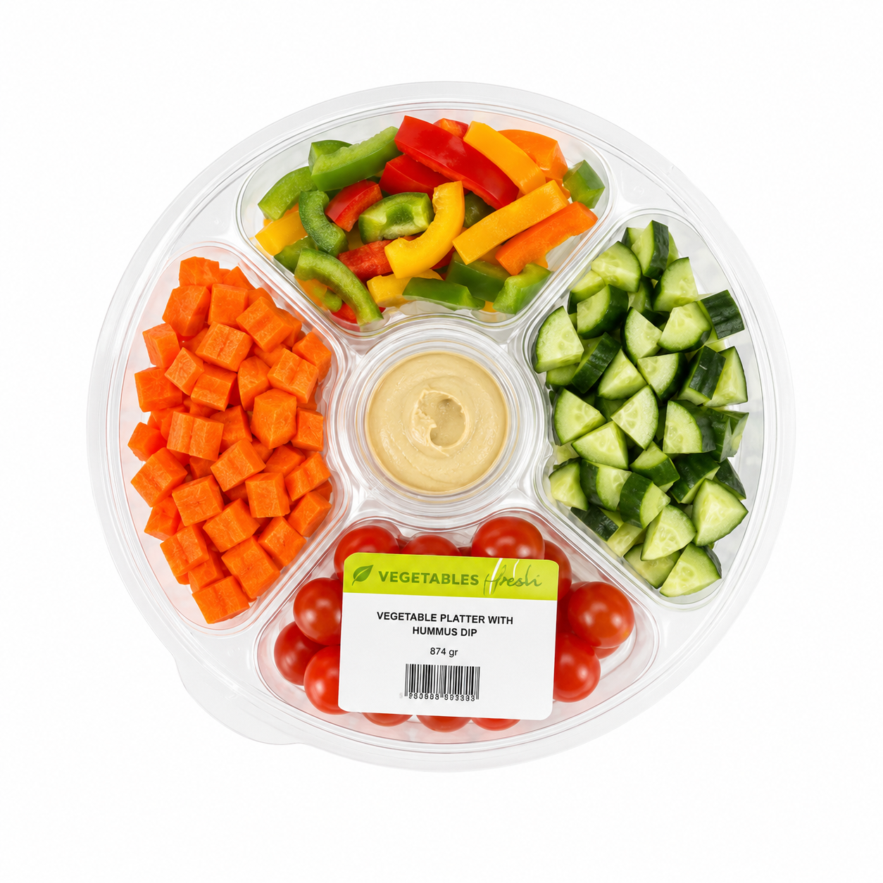 BOG- Vegetable Platter with Hummus Dip