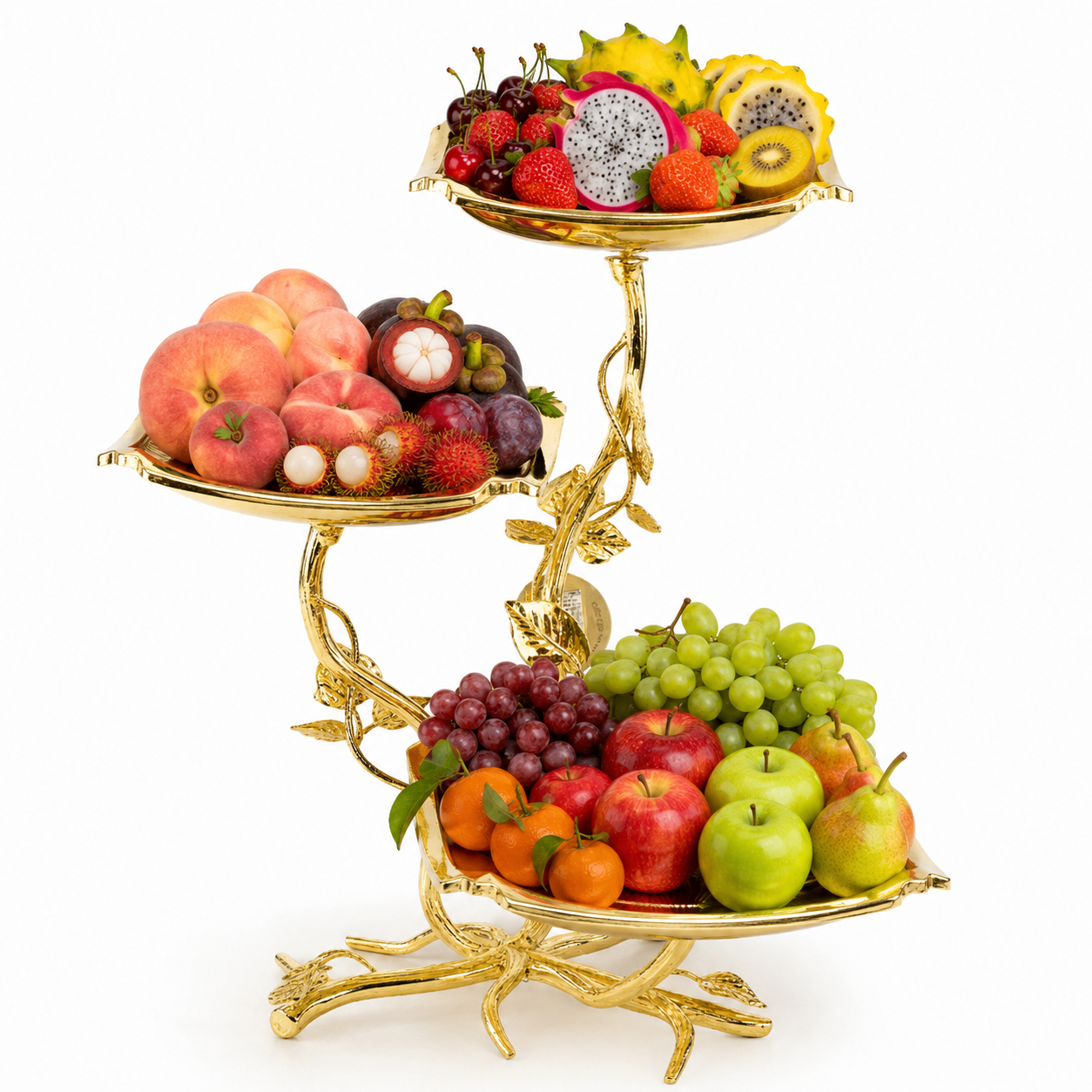 Royal Gold 3-Tier Fruit Display