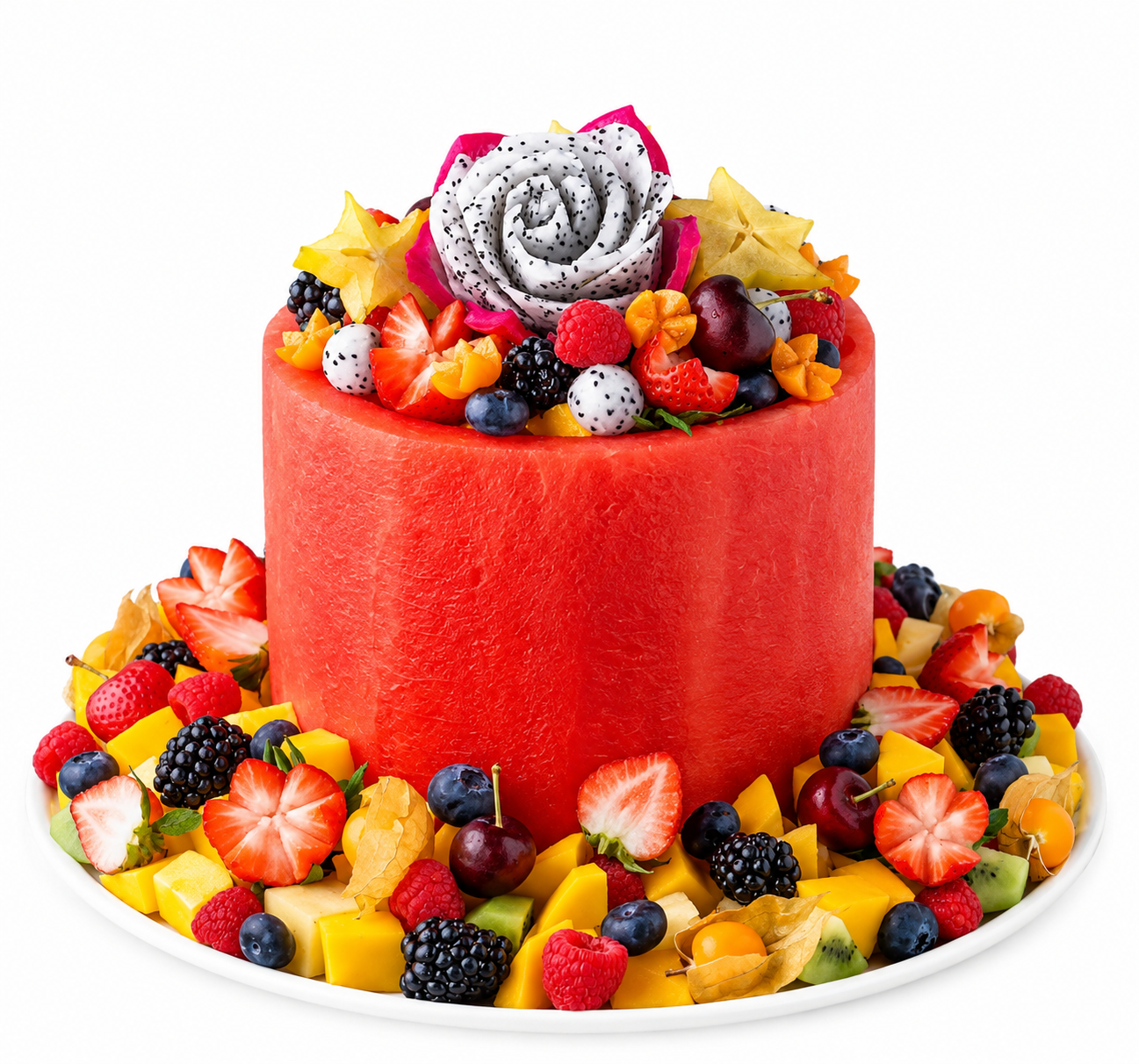 Watermelon Barrel Premium Fruit Cake Platter