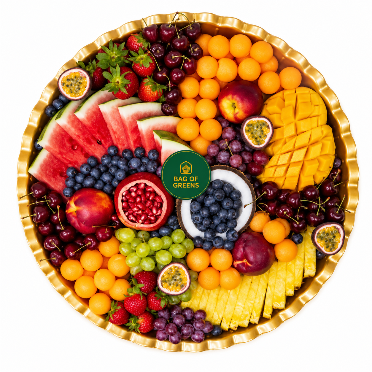Coconut Berry Platter