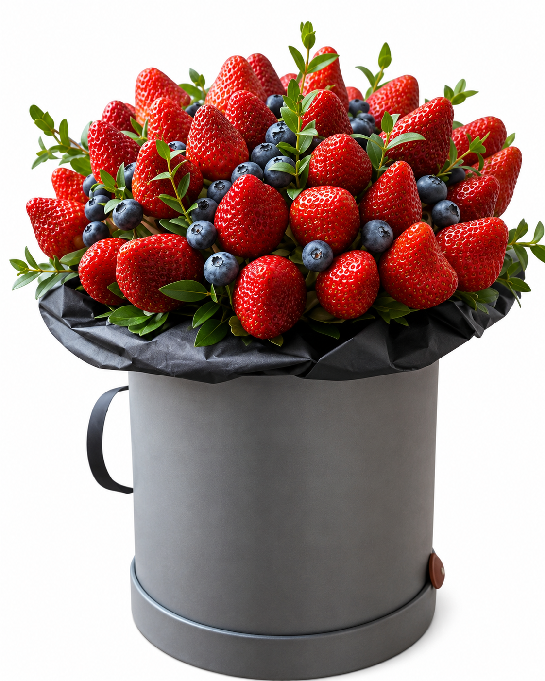 Assorted Berry Round Basket