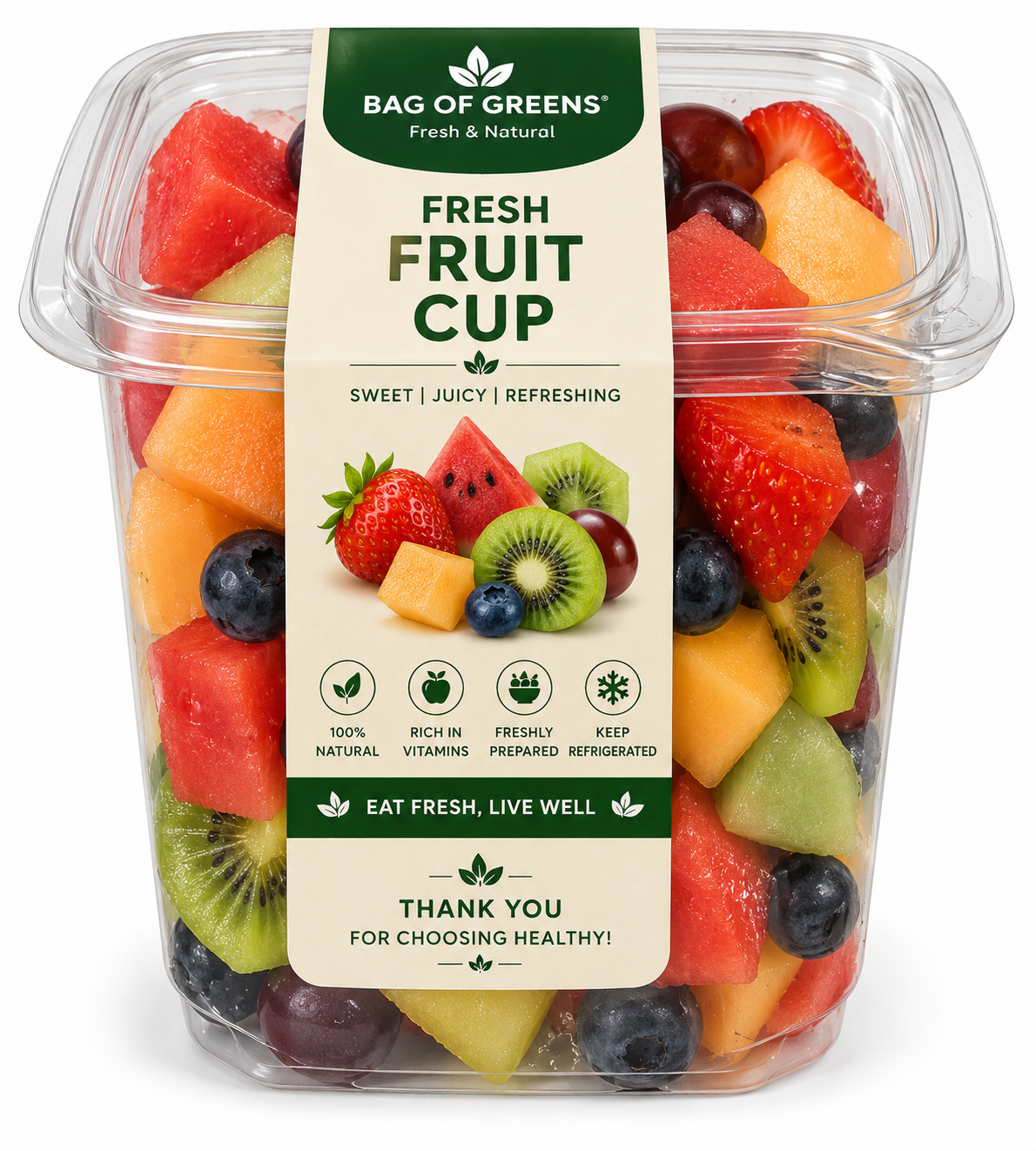 Classic Fresh Fruit Bowl (Small)