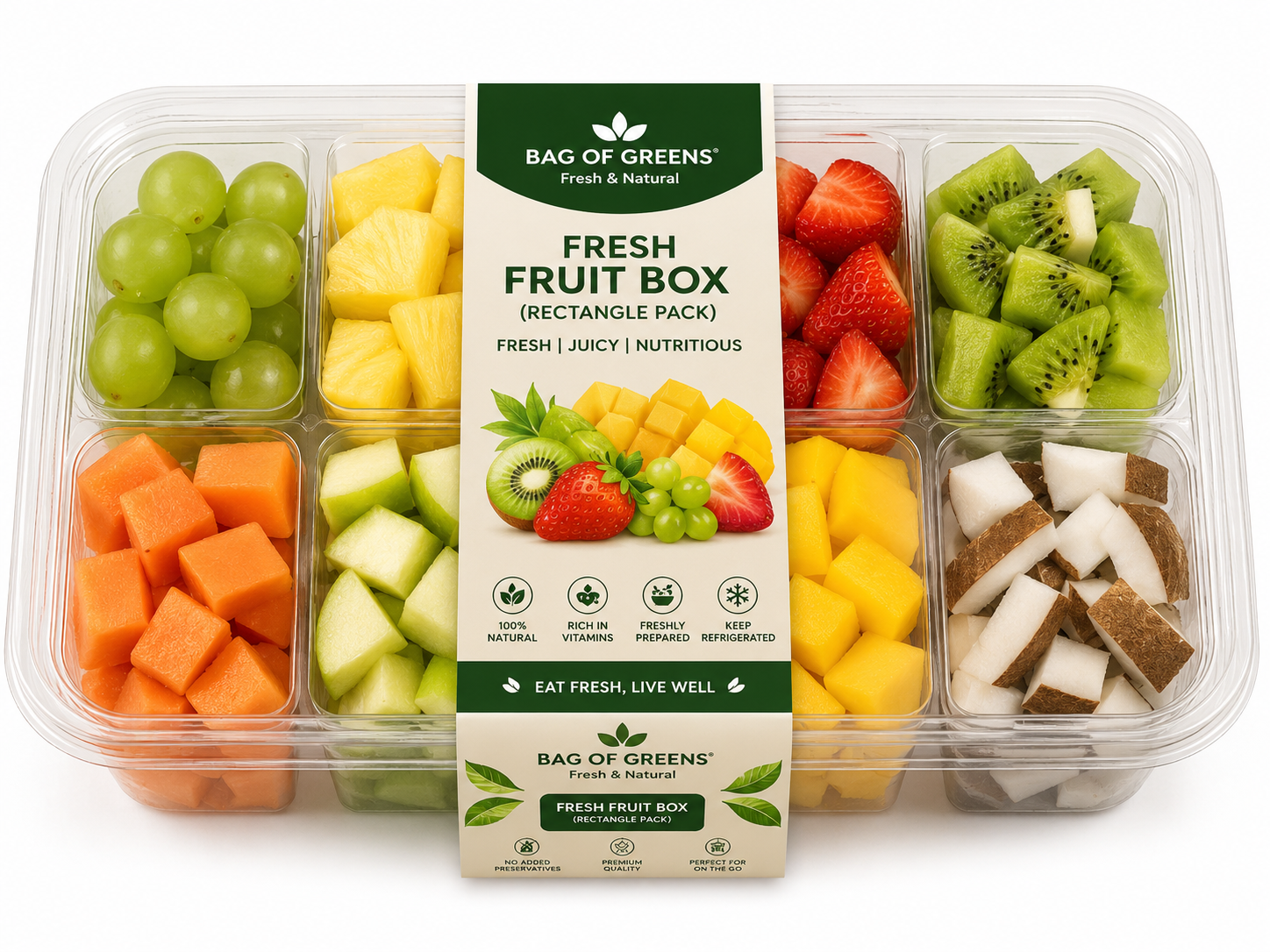 Fresh Fruit Box (Rectangle Pack)