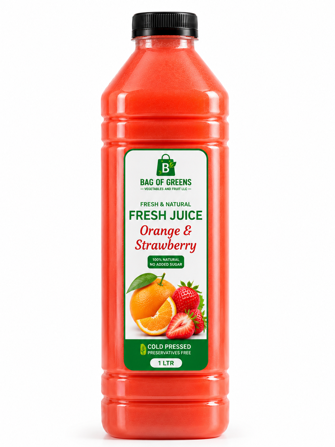 Fresh Juice Orange and strawberry