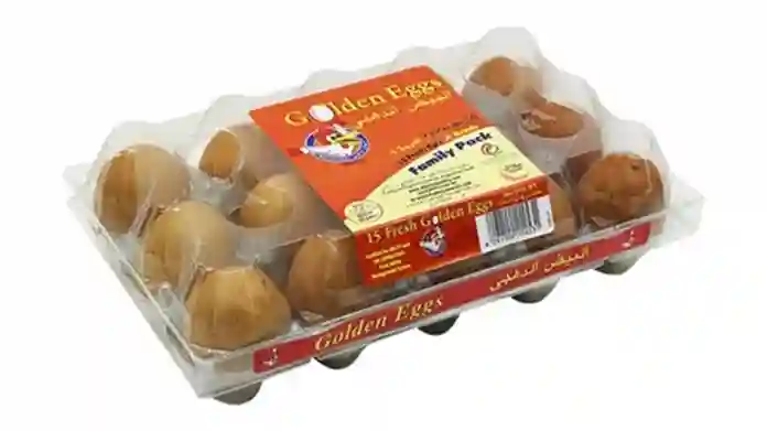 Golden Eggs Medium Grade A Brown Eggs - Bag of Green