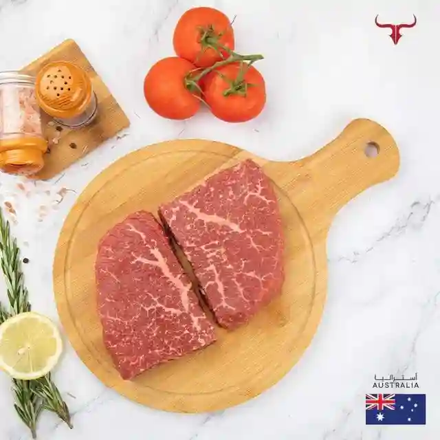 AUS Angus Beef Topside Steak - Bag of Green