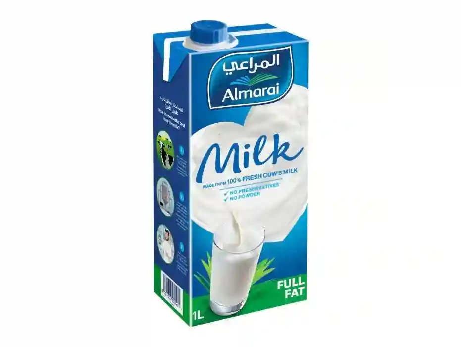 Almarai Long Life Full Fat Milk - powder free