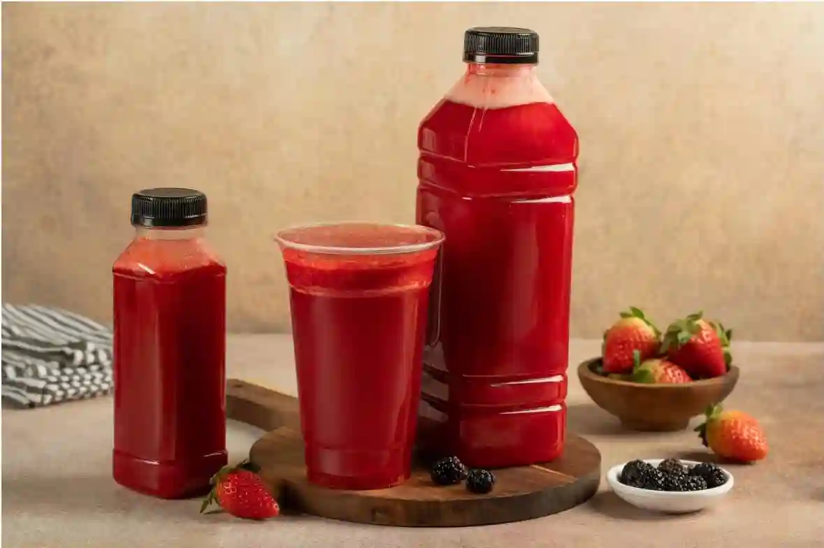 Fresh Juice Strawberry and blackberry