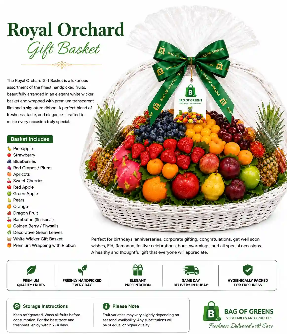 Royal Orchard Gift Basket