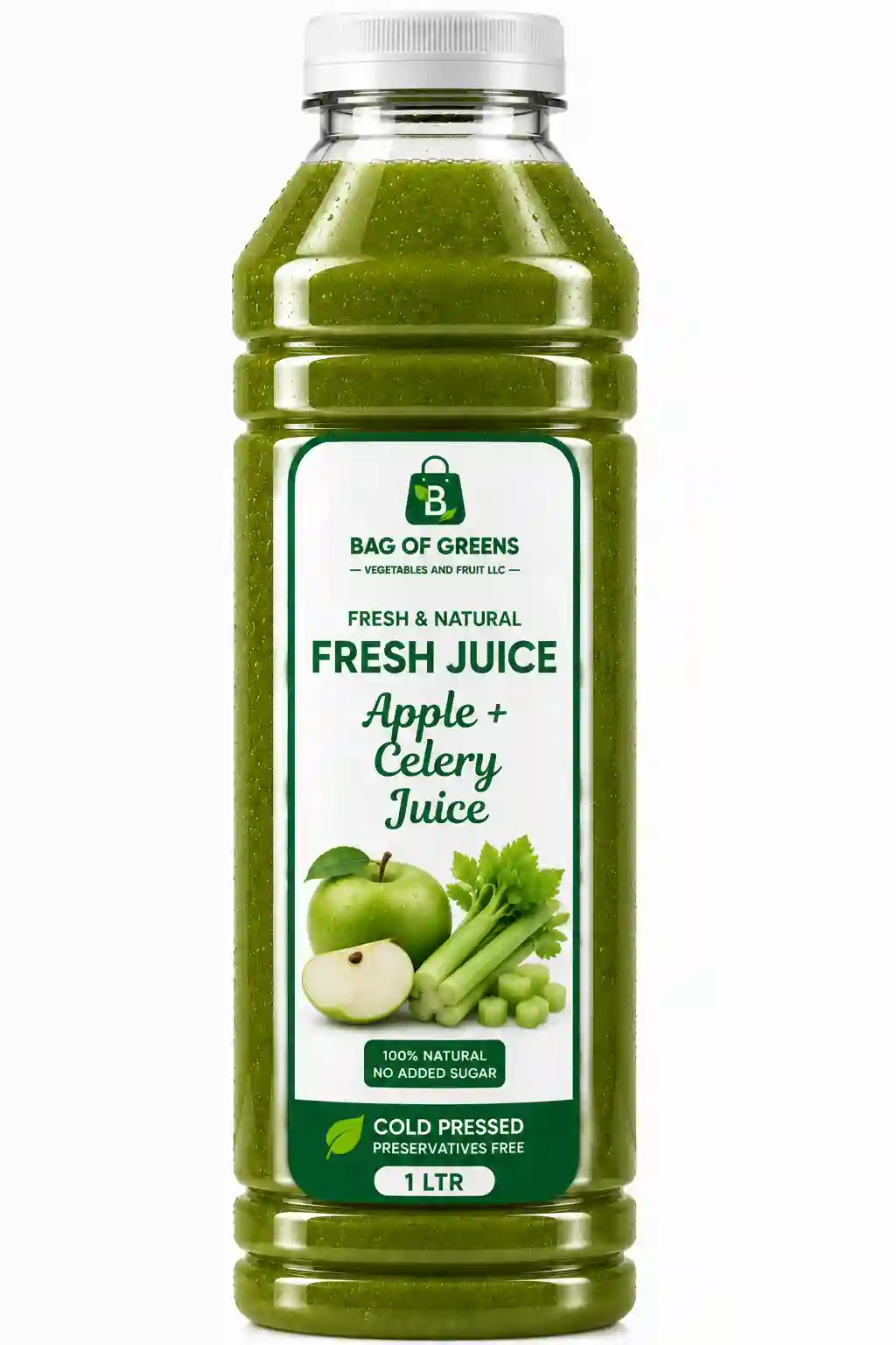 Fresh Apple, Celery Juice