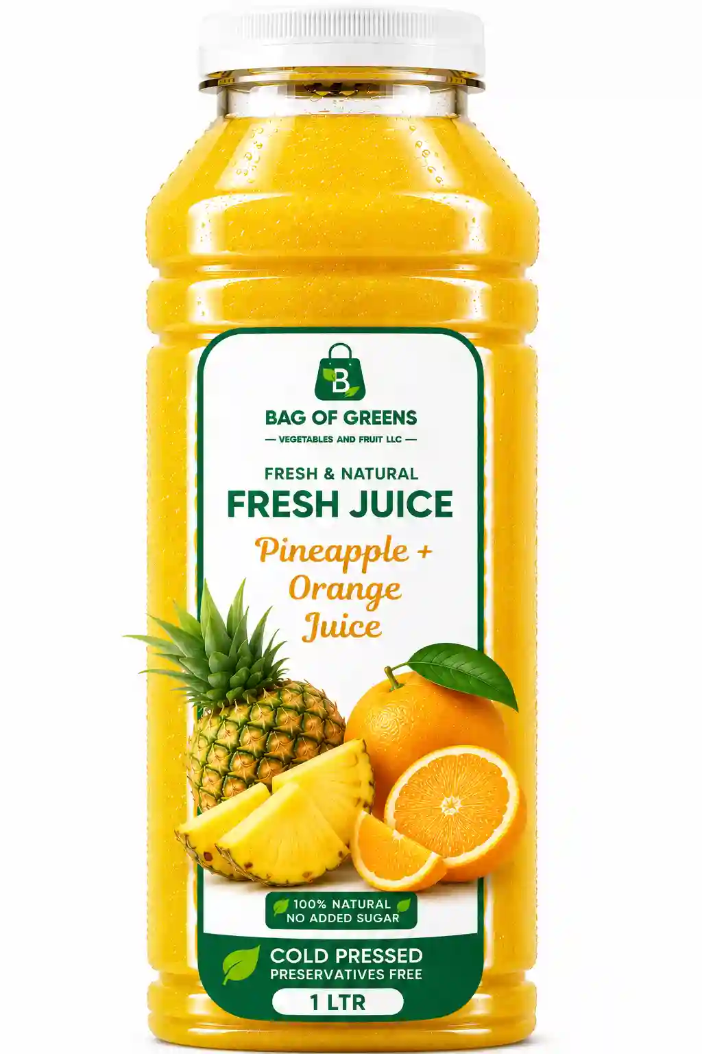 Fresh Pineapple, Orange Juice
