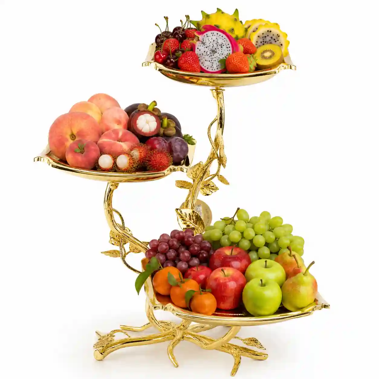 Royal Gold 3-Tier Fruit Display