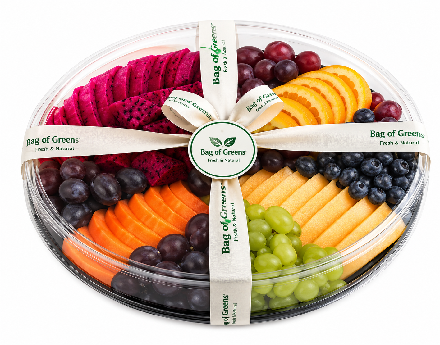 Grapes & Dragon Round Platter
