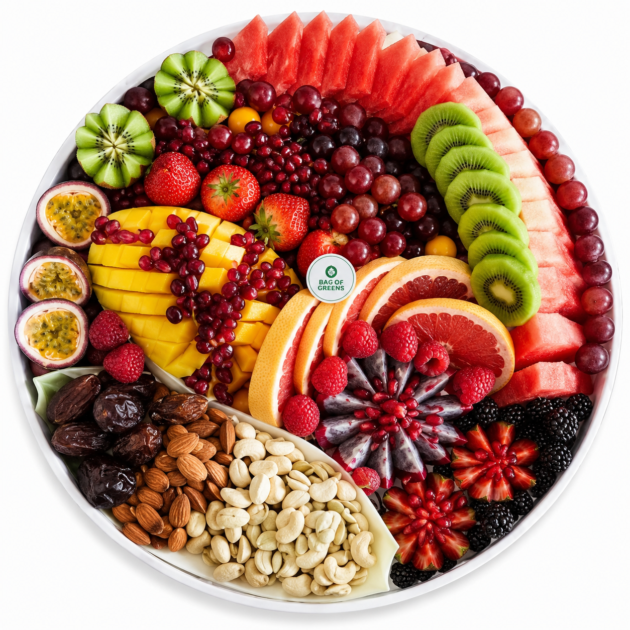 Nuts & Cut Fruits Platter