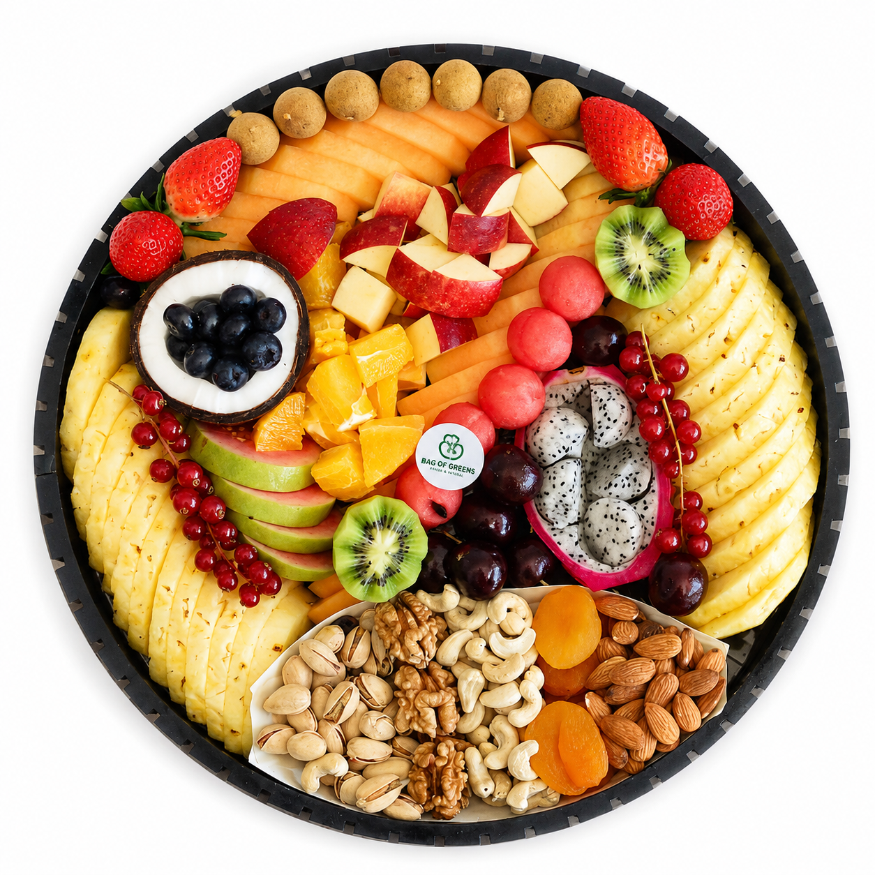 Coconut Berry Platter