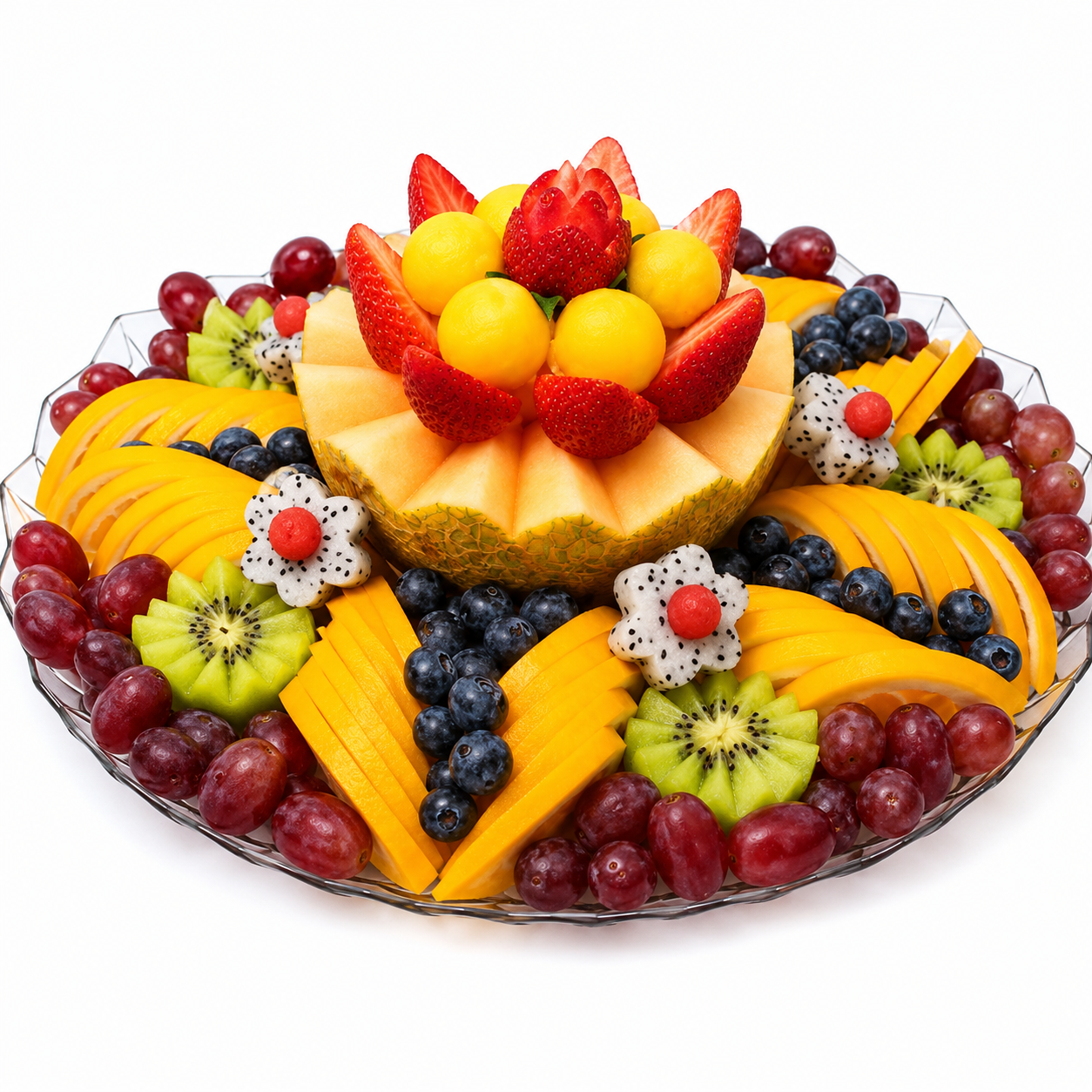 Diwali Diya Fruits Platter