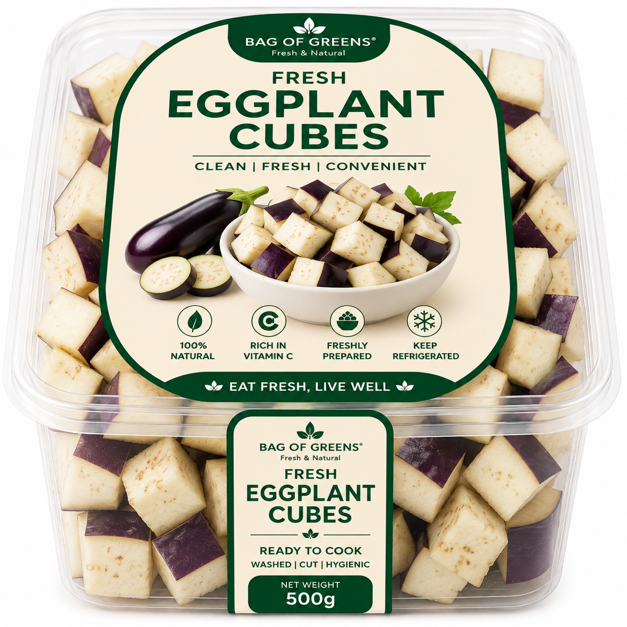 Eggplant Cubes