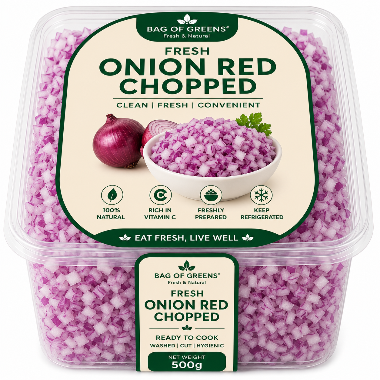 Onion Red Chopped