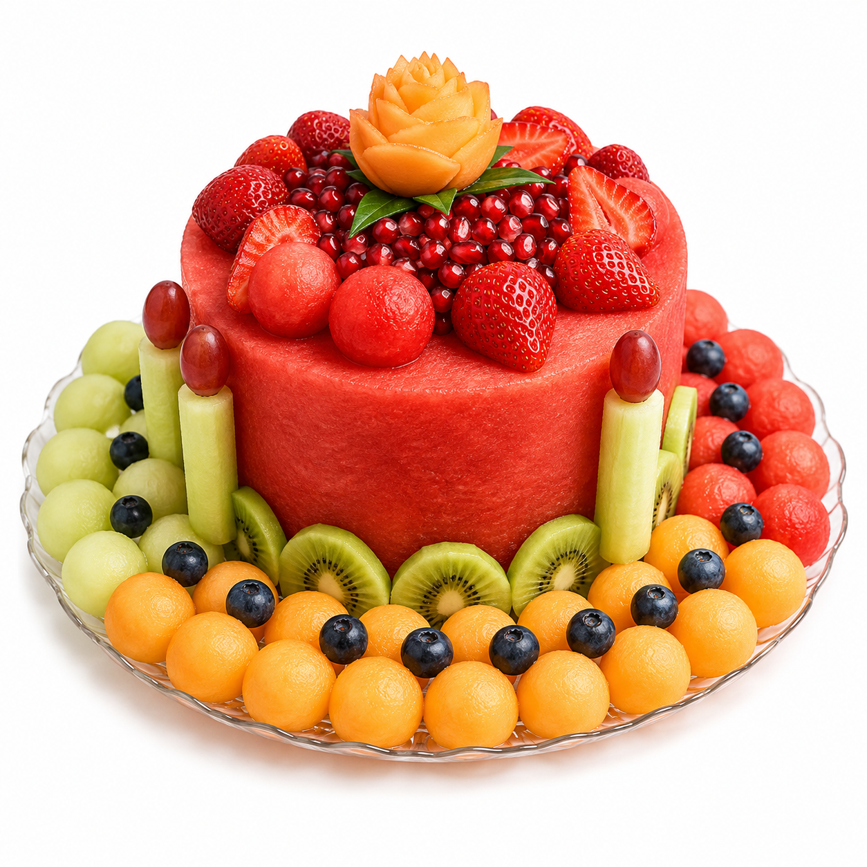 Premium Single Tier Melon Cake