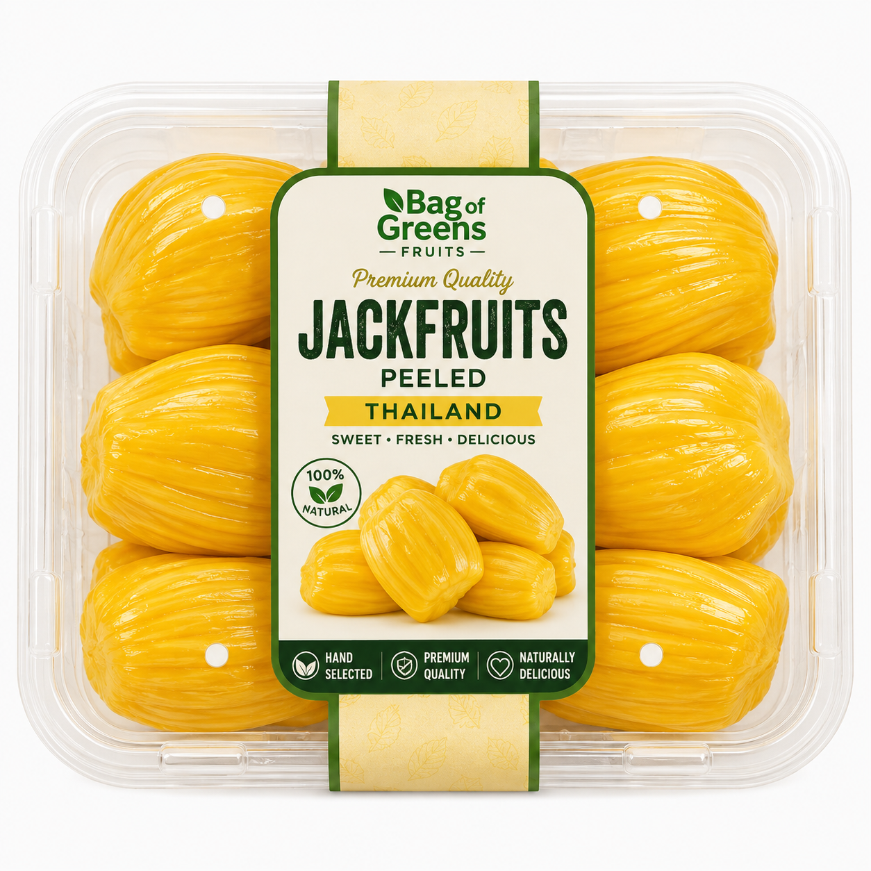Jackfruits Peeled Thailand