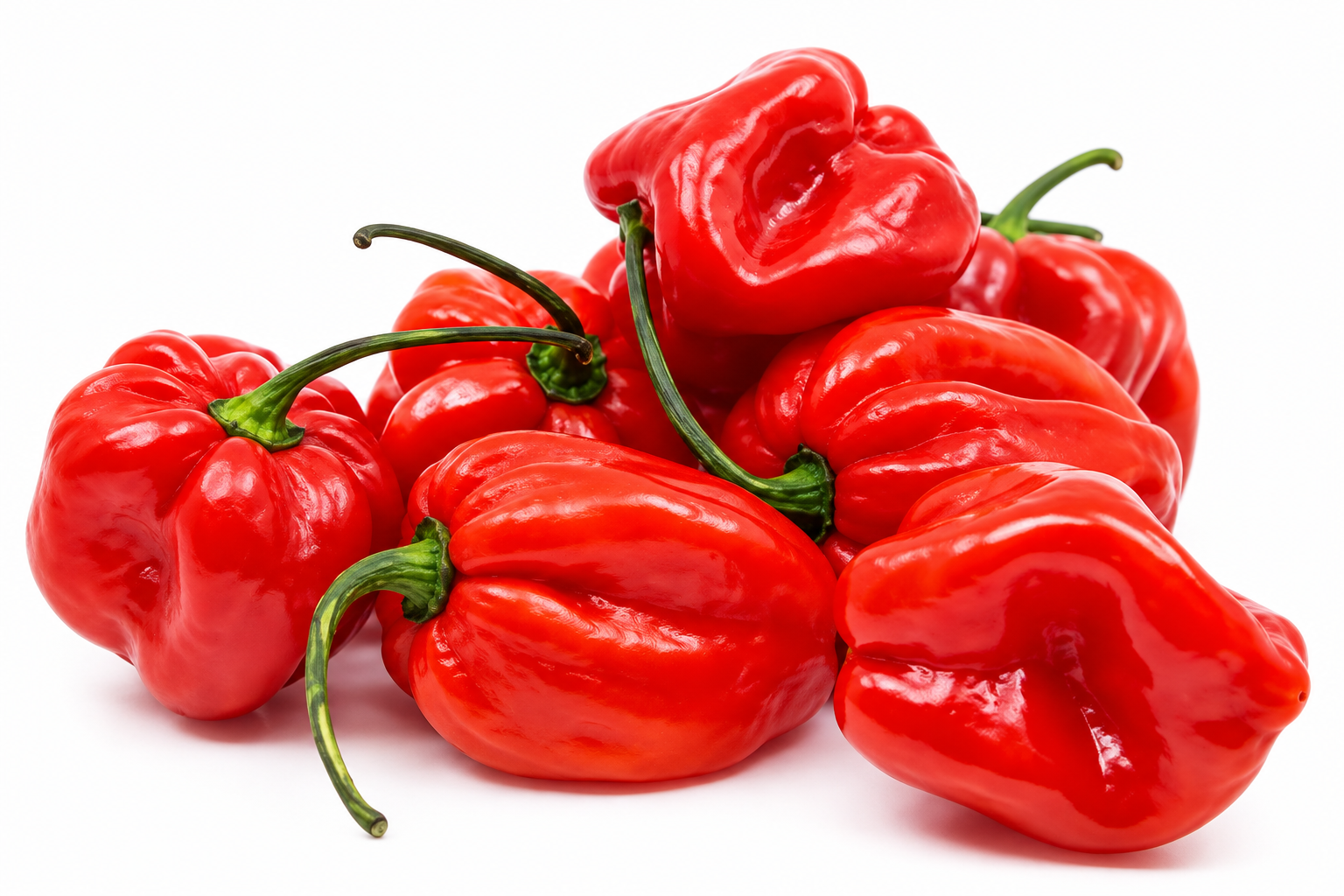 FRESH Red Habanero Chillies,