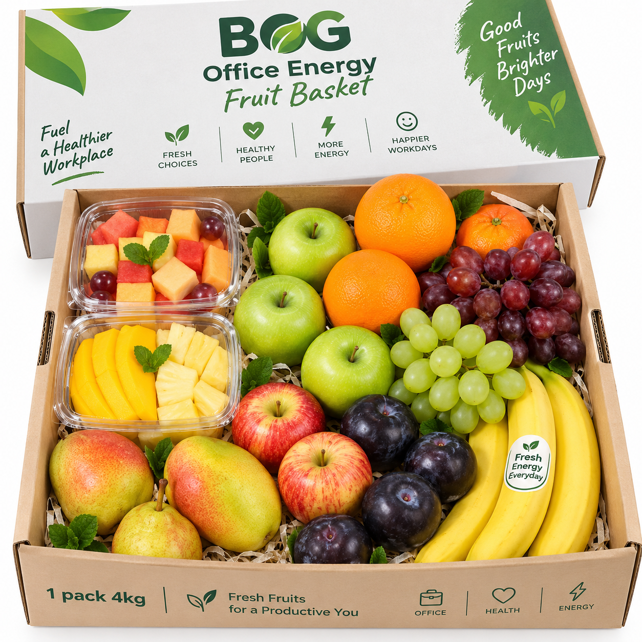 Office Energy Fruit Basket - Bag of Green