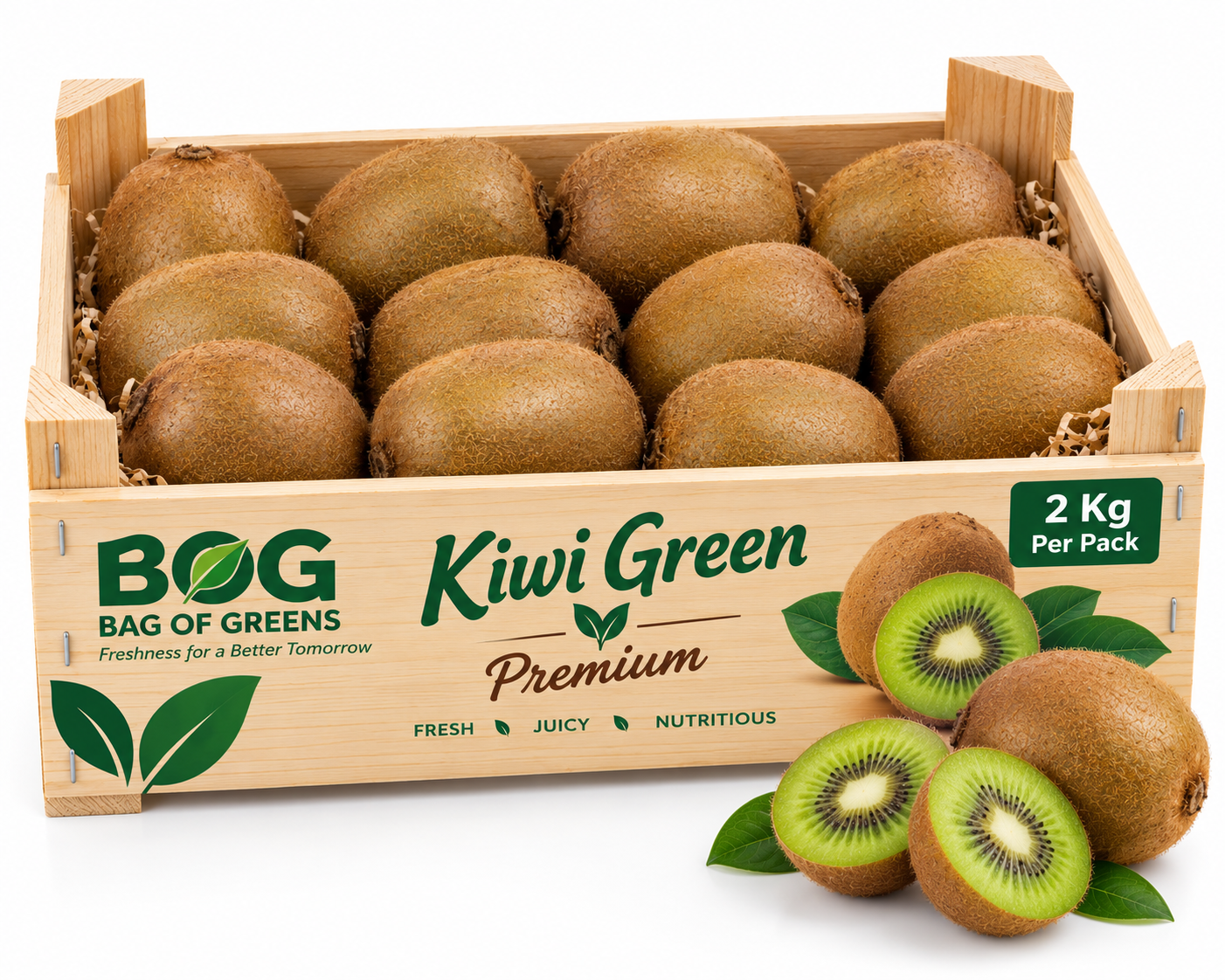 Kiwi Green Box - Bag of Green