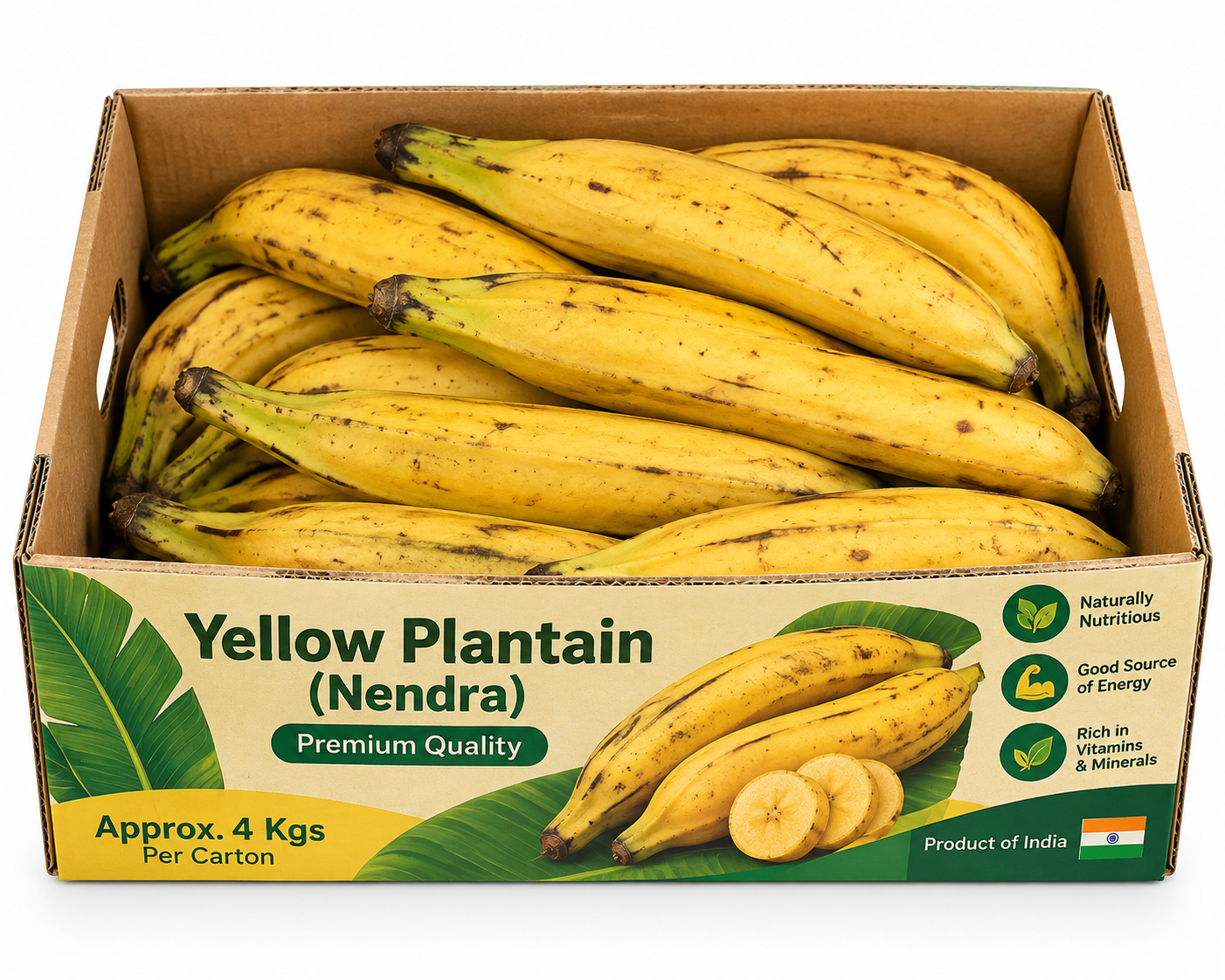 Banana Yellow Plantain (Nendra)