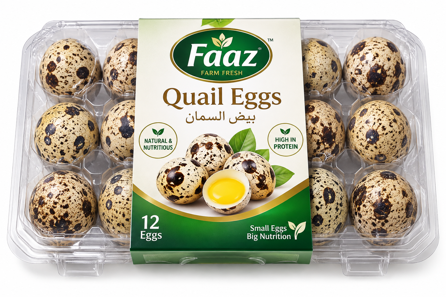 Faaz Quail Eggs - Bag of Green