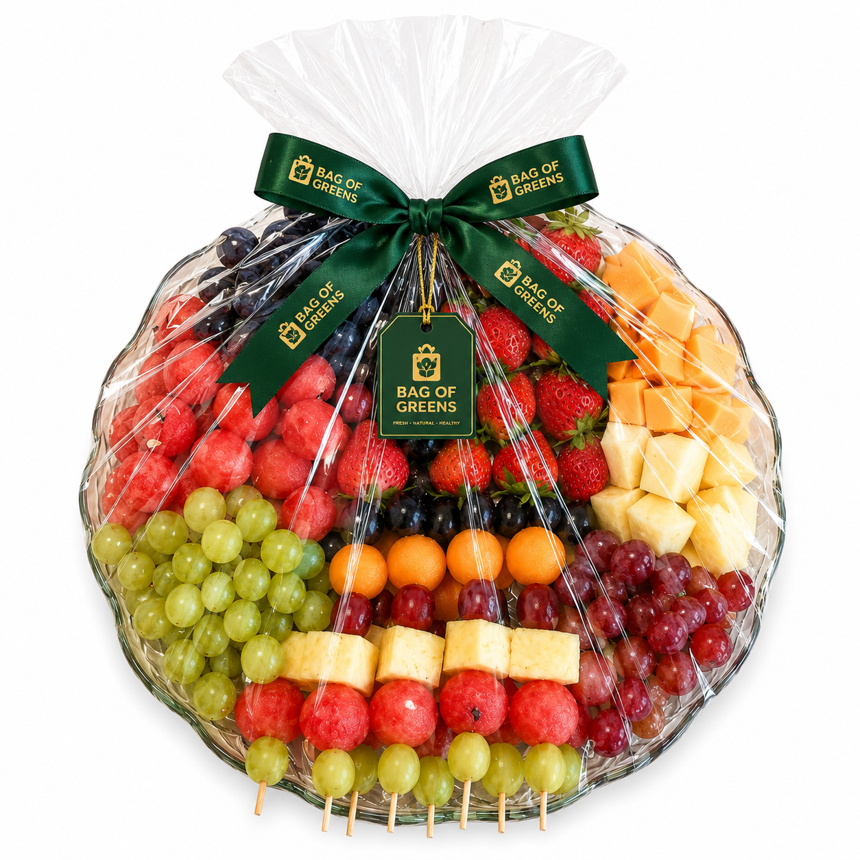 Skewers Cut Fruit Platter