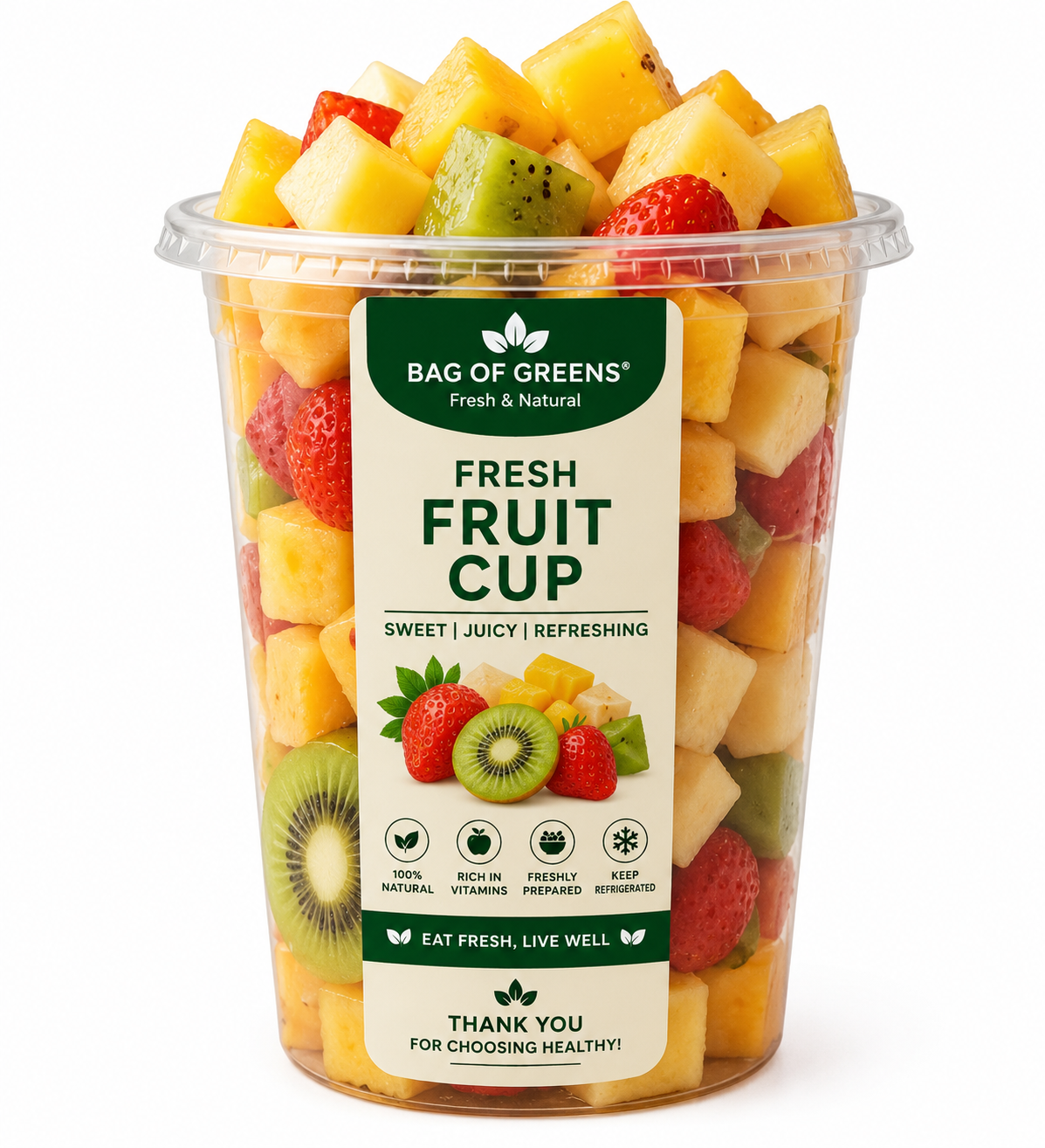 Premium Mixed Fruit Cup