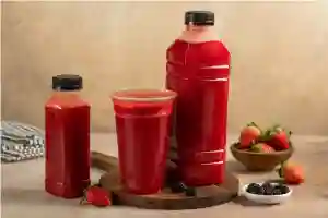 Fresh Juice Strawberry and blackberry