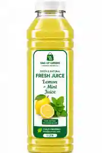 Fresh Lemon, Mint Juice