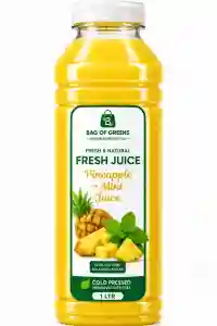 Fresh Pineapple , Mint Juice