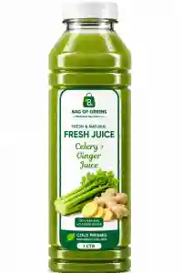 Fresh Celery, Ginger Juice
