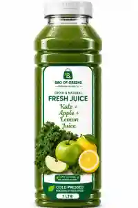 Fresh Kale + Apple + Lemon