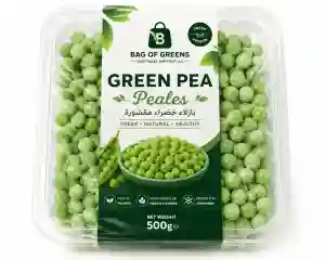 Bag Of Greens  Green Peas Peeled