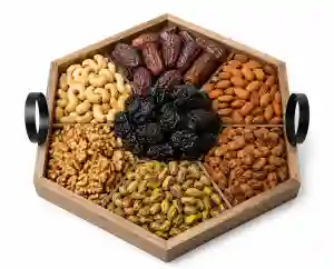 Premium Dates & Nuts Gift Platter