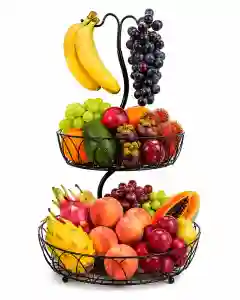 Premium Black Tower Fruit Basket – Exotic & Fresh Fruit Collection