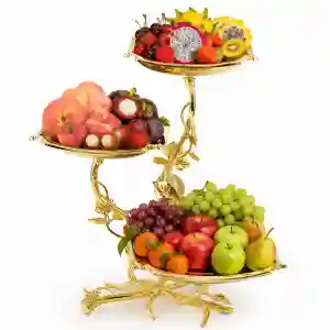 Royal Gold 3-Tier Fruit Display