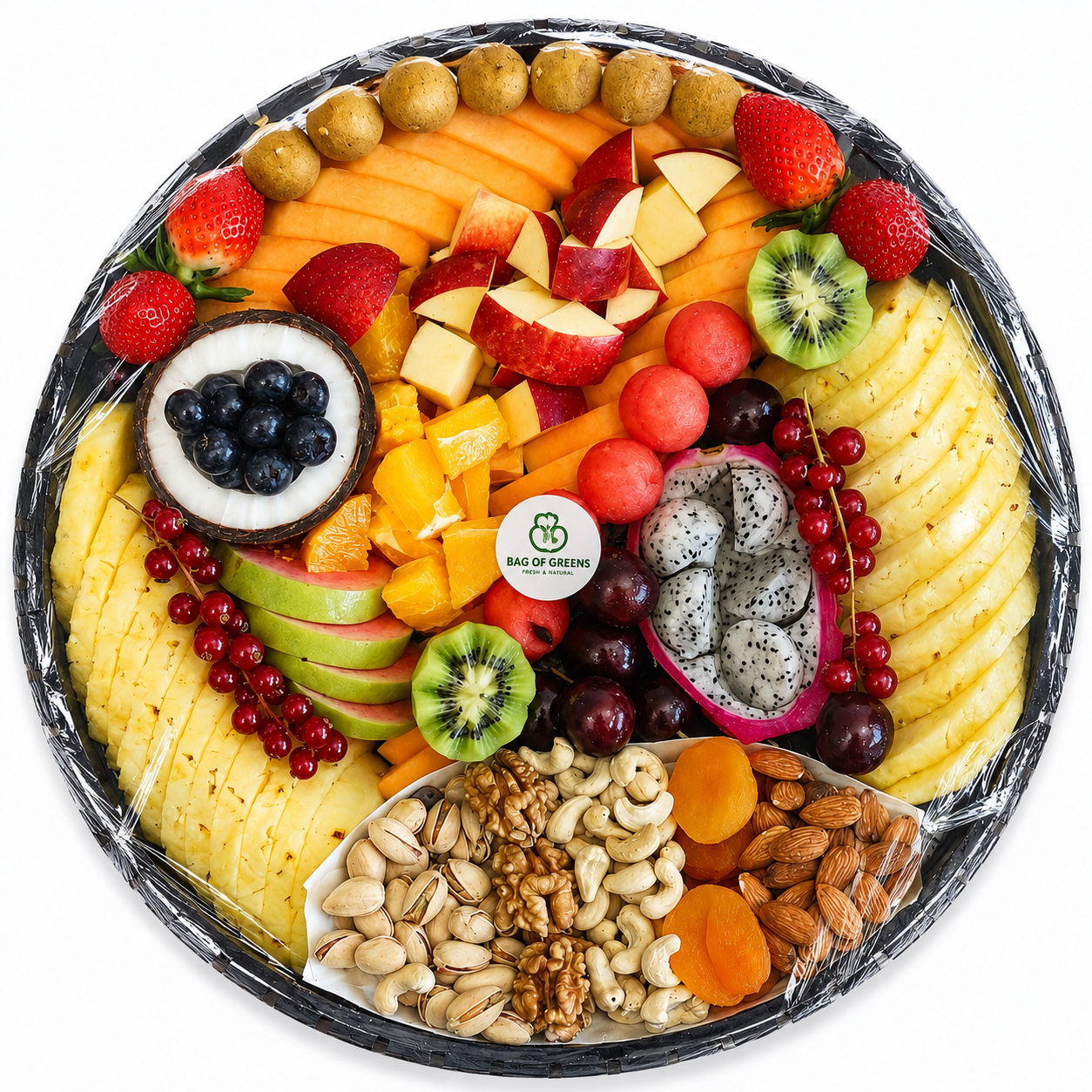 Coconut Berry Platter