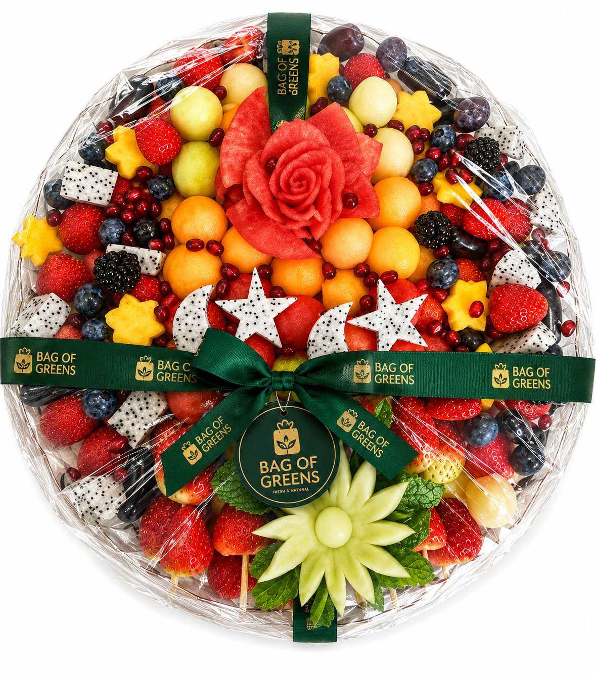 Fruit Platter with 10 Skewers