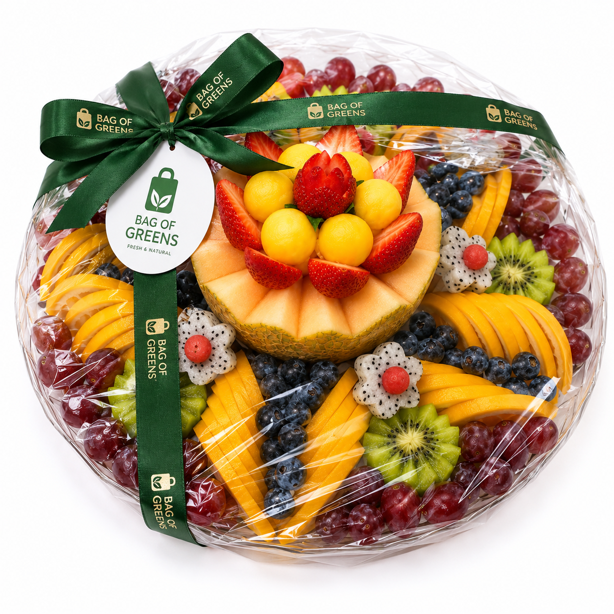 Diwali Diya Fruits Platter