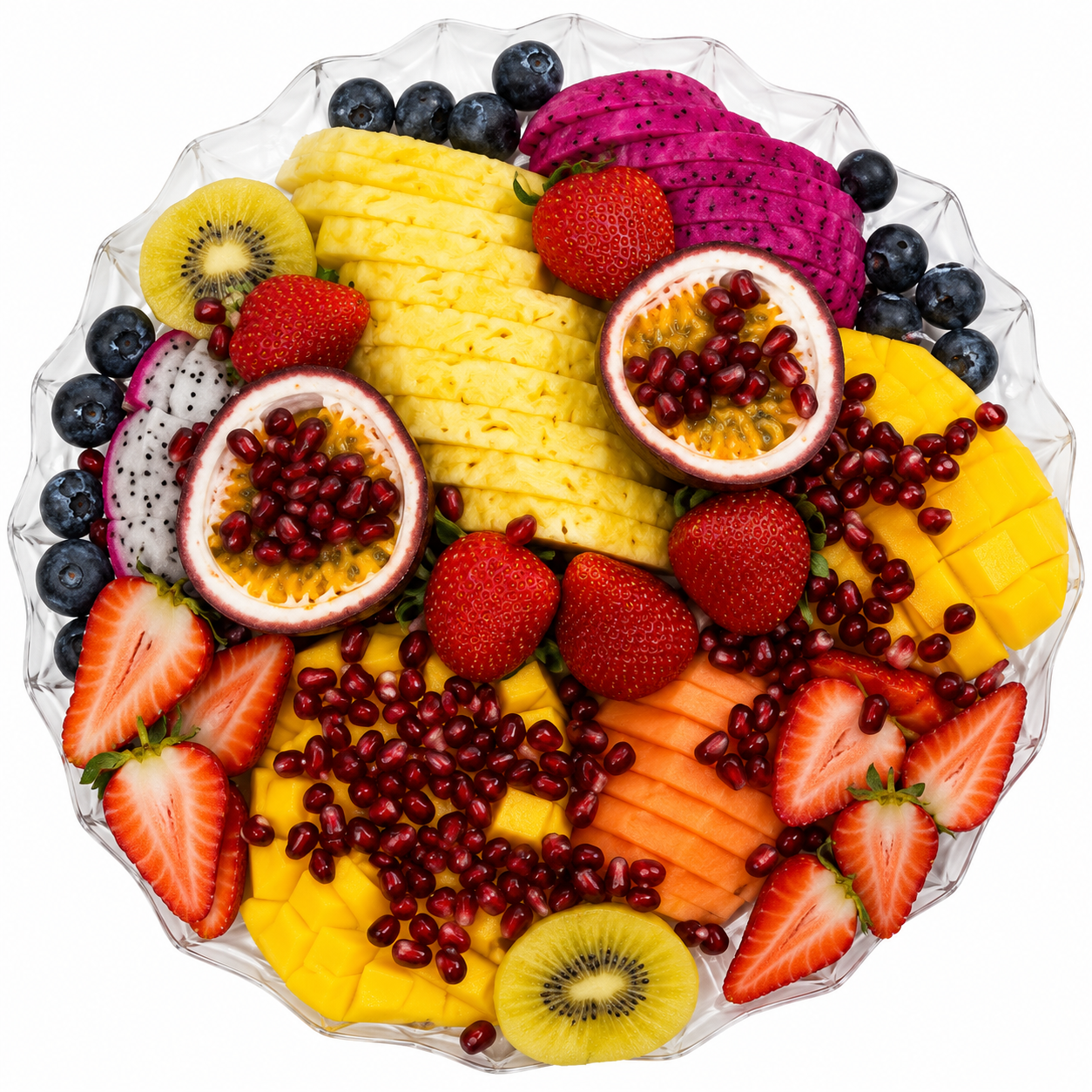 Large Fresh Rainbow Fruit Platter 2 kg per pack