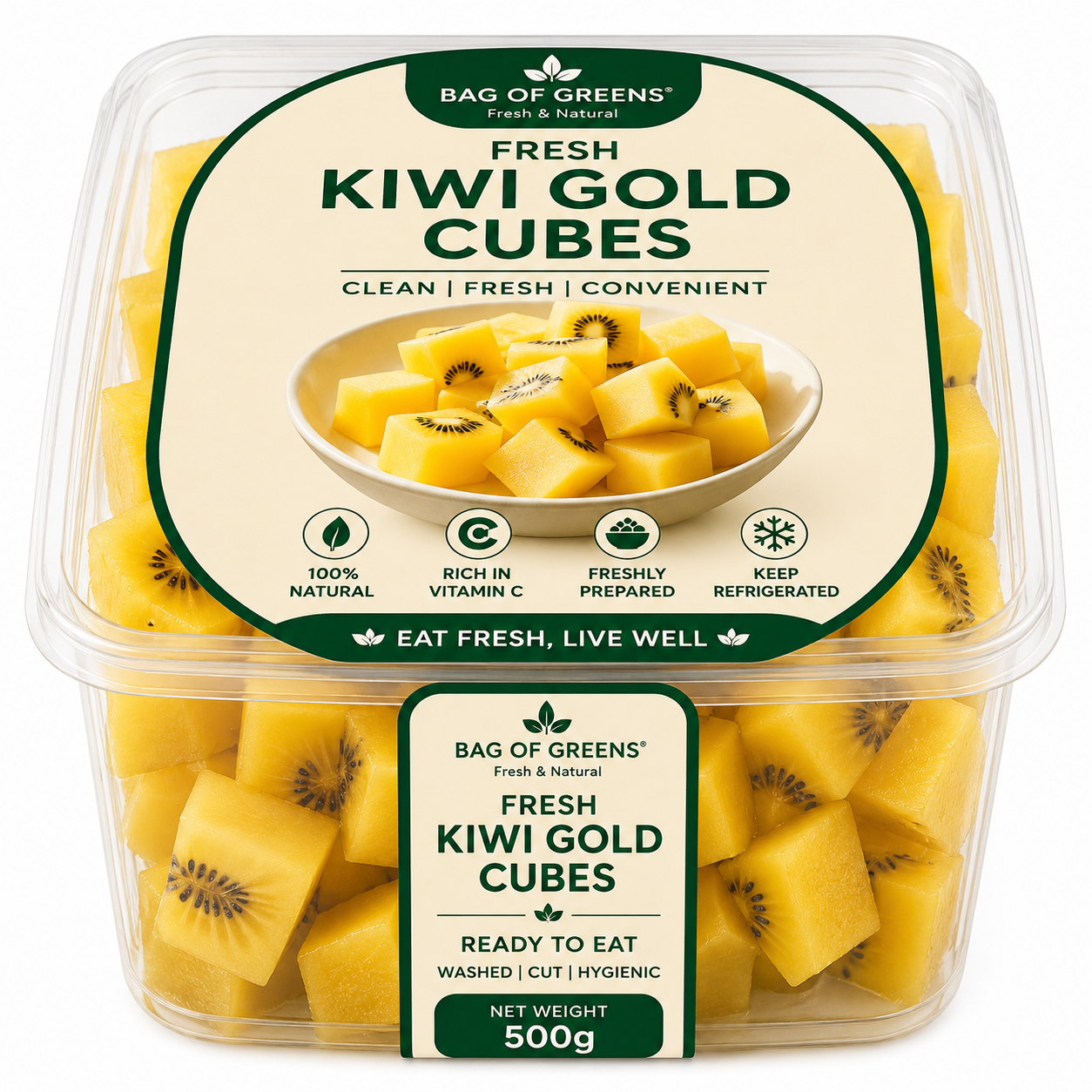 Kiwi Gold Cubes