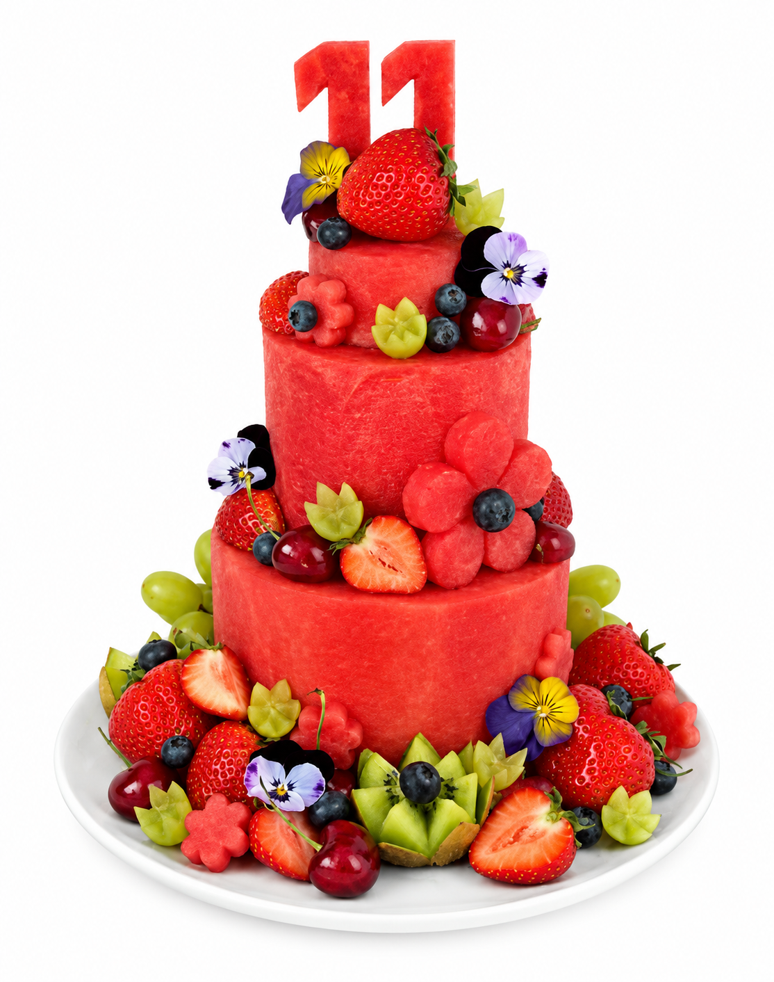 Watermelon Fruit Tower (Double Tier)