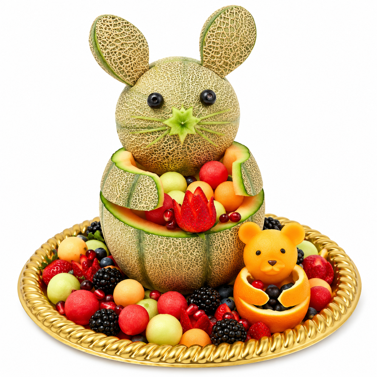 Teddy Bear Fruit Platter