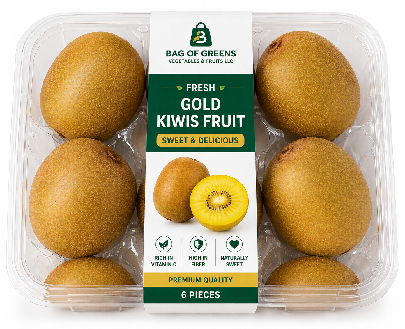 Kiwis Fruit Gold